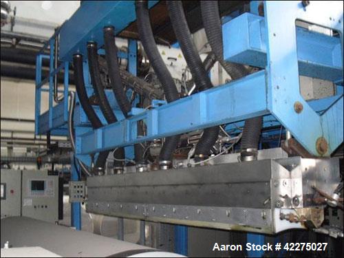 Used Tenco Coating Engineering 3 Layers Cast Extrusion Line.