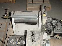 USED: Lab size casting unit consisting of (1) 9" diameter x 14" wide single chrome plated cored roll, driven by a 1/4 HP motor with controller. (1) 5" diameter x 18" long winder, driven by a 1/4 HP m...