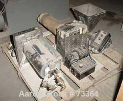 USED: Lab size casting unit consisting of (1) 9" diameter x 14" wide single chrome plated cored roll, driven by a 1/4 HP motor with controller. (1) 5" diameter x 18" long winder, driven by a 1/4 HP m...