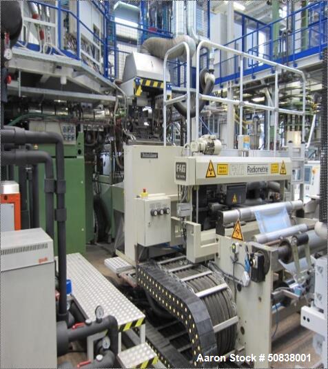 Used Barmag, Er-We-Pa, Reifenhäuser, Plamex Extruder 5-Layer COEX Cast Film Lin