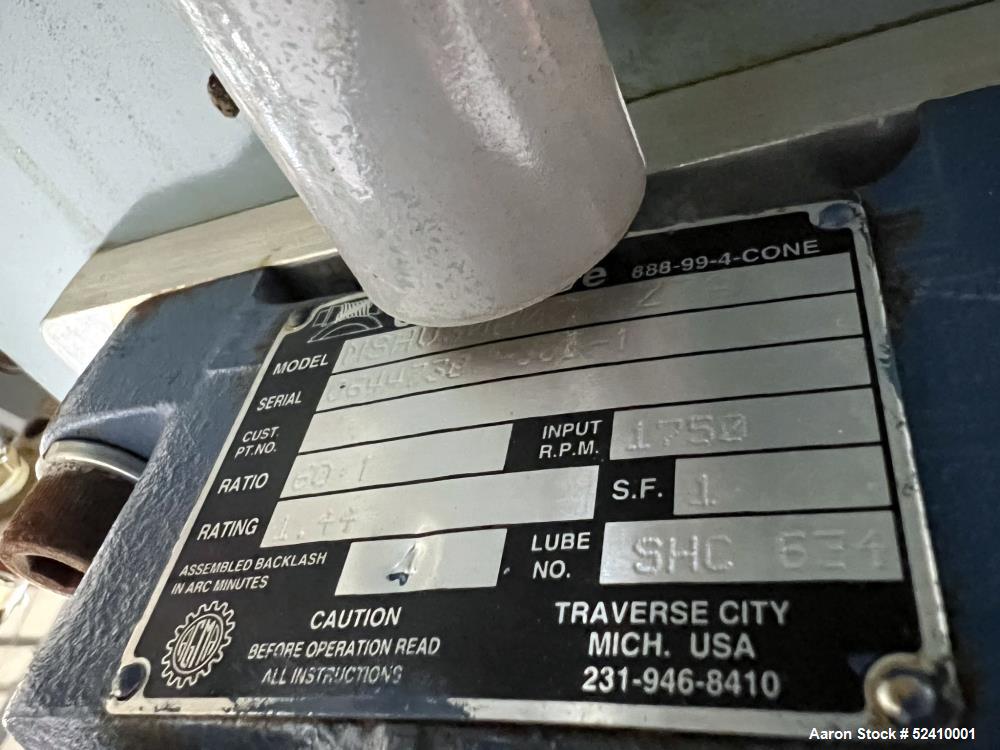 Used Davis Standard Cast Film Stand, Model KXE-1220. (2) 20" wide x 6" diameter feed rolls (1) chrome plated, (1) urethane. Driven by a .5hp 1750rpm motor, through reducer 30:1. (1) 20" wide x 4" dia...
