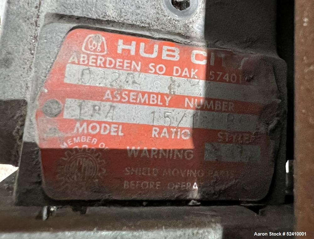 Used Davis Standard Cast Film Stand, Model KXE-1220. (2) 20" wide x 6" diameter feed rolls (1) chrome plated, (1) urethane. Driven by a .5hp 1750rpm motor, through reducer 30:1. (1) 20" wide x 4" dia...