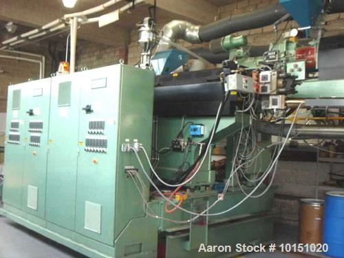 Used Davis Standard Extrusion Coating Package designed to make 40" to 85" finished web width. Line rated at 400 feet per minute mechanical line speed. Unit was last used for .01" of low density of PE...