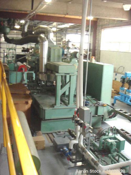 Used Davis Standard Extrusion Coating Package designed to make 40" to 85" finished web width. Line rated at 400 feet per minute mechanical line speed. Unit was last used for .01" of low density of PE...