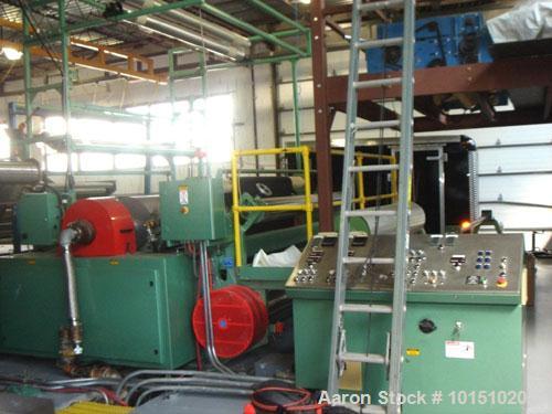 Used-Davis Standard Extrusion Coating Package designed to make 40" to 85" finished web width. Line rated at 400 feet per min...