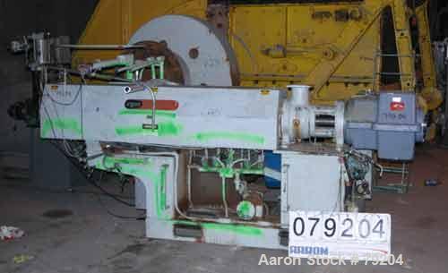 Used Egan 40" Cast Film Line Consisting of (1) Egan 3.5" extruder, 20:1 L/D ratio, electrically heated, water cooled, 100 hp main drive motor with SCR controller, 16.94:1 gearbox ratio. (1) 11 zone d...