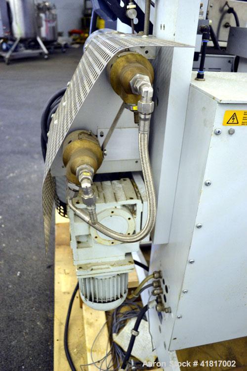 Used Haake Rheomex 252 Lab Cast Film Line Consisting of: (1) 3/4" Diameter Haake single screw lab extruder, approxmimate 24 to 1 L/D ratio, model  27-13-100. (2) Eurotherm 2132 temperature controls, ...