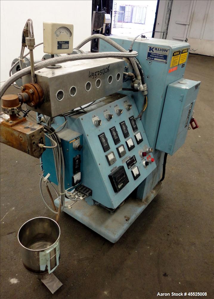 Used Killion 1" Single Screw Extruder