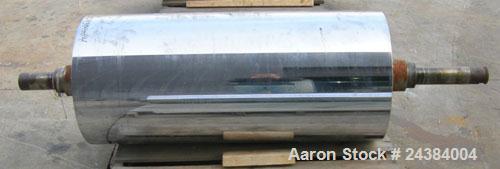 Used Chrome Cast Film Roll, 19" Diameter x 43- 1/4" Wide.