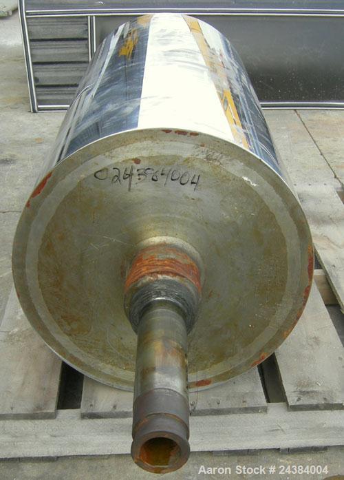 Used Chrome Cast Film Roll, 19" Diameter x 43- 1/4" Wide.