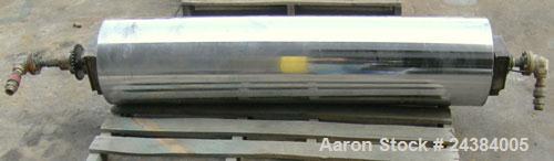 Used Chrome Cast Film Roll, 12" Diameter x 52" Wide.