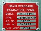 Used- Davis Standard (2) Roll Casting Stand