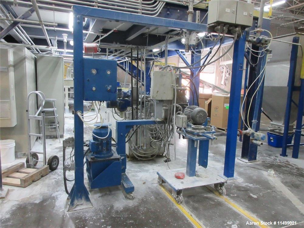 Used- Berstorff / Gala 40mm Twin Screw Pelletizing Line