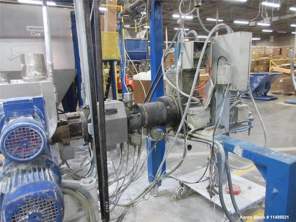 Used- Berstorff / Gala 40mm Twin Screw Pelletizing Line