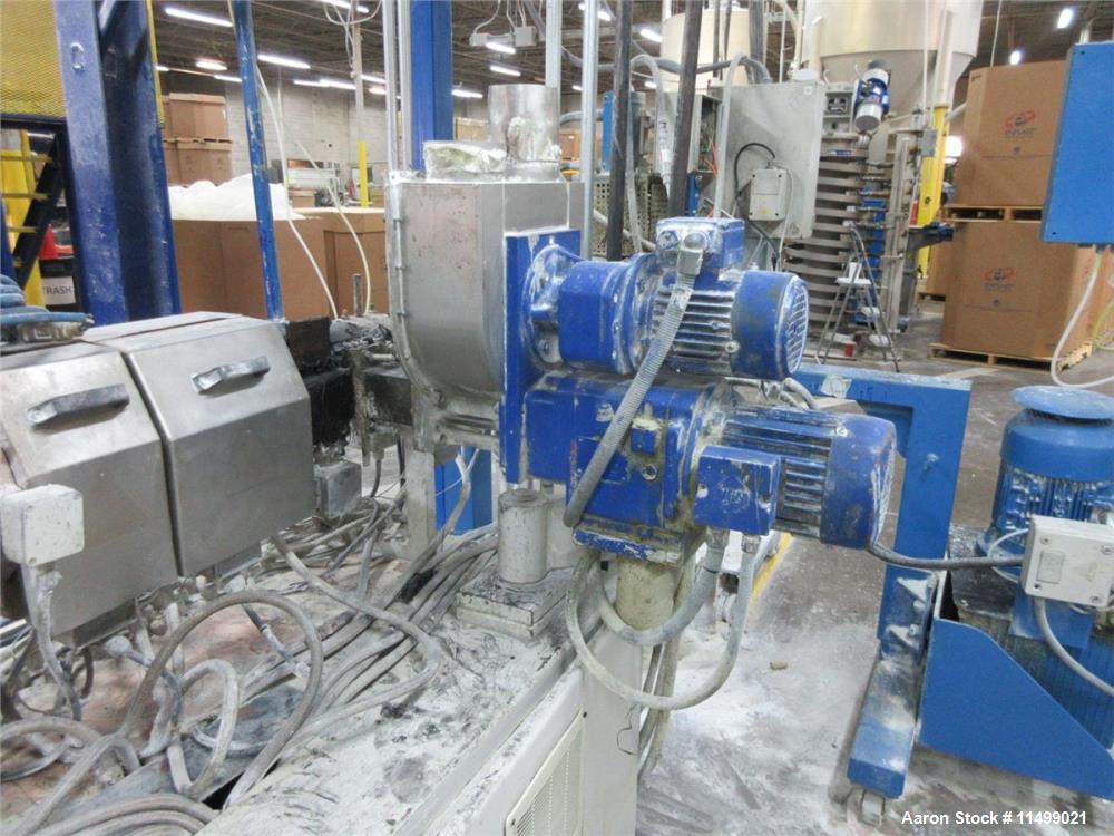 Used- Berstorff / Gala 40mm Twin Screw Pelletizing Line