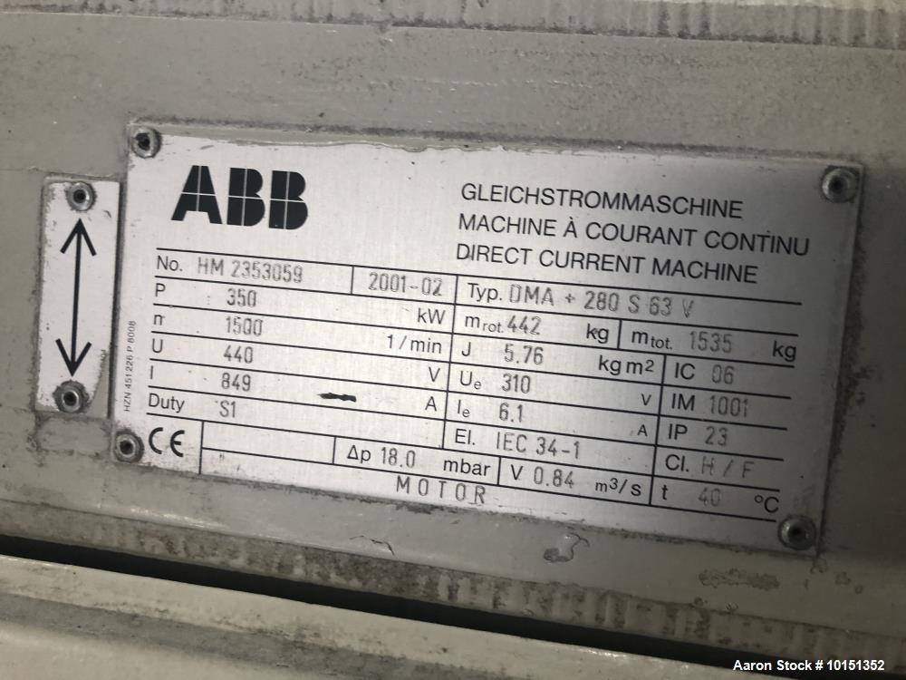 Used Buss Ko-Kneader, Model MKS 100-20 P 90