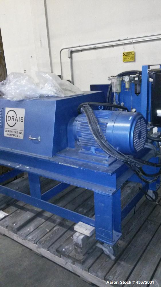 Used Draiswerke Gelimat, Model G1.  30 Hp, 480 volts, 60 Hz, ABB VFD control panel.