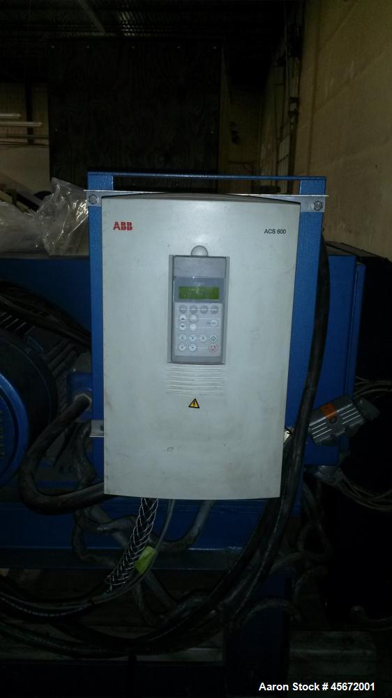 Used Draiswerke Gelimat, Model G1.  30 Hp, 480 volts, 60 Hz, ABB VFD control panel.