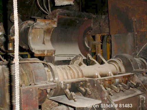 USED: 40 liter Draiswerk Gelmat intensive compounder. 50 lb batch based on 35 lb per cu ft material. Unit is direct connected to 600 hp 1150/1750 rpm DC motor with Saftronics DC motor controls, 50/60...