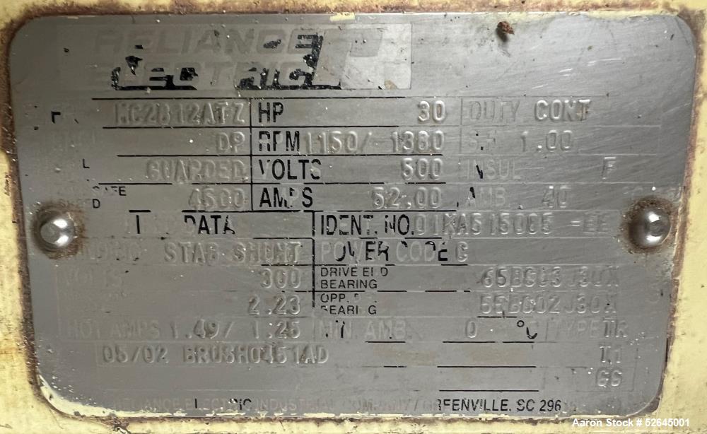 Used Farrel CP-23 Compounding System Consisting Of: (1) Farrell Compact Processor Continuous Mixer, type CP-23. #2 Cored rotors driven by an 30hp, 500 volt, 1150 rpm DC motor. (1) Farrell approximate...