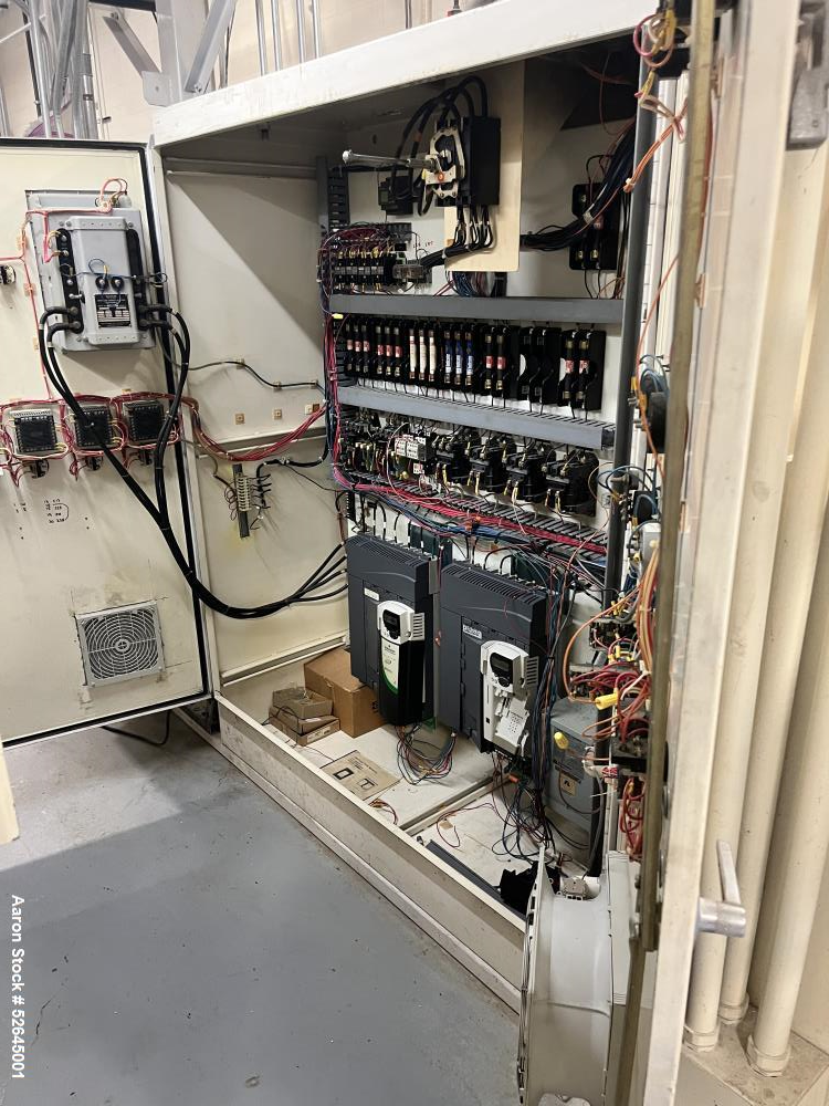 Used Farrel CP-23 Compounding System Consisting Of: (1) Farrell Compact Processor Continuous Mixer, type CP-23. #2 Cored rotors driven by an 30hp, 500 volt, 1150 rpm DC motor. (1) Farrell approximate...