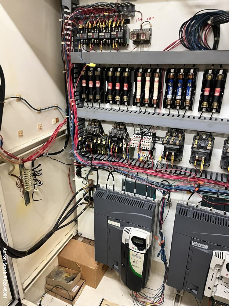 Used Farrel CP-23 Compounding System Consisting Of: (1) Farrell Compact Processor Continuous Mixer, type CP-23. #2 Cored rotors driven by an 30hp, 500 volt, 1150 rpm DC motor. (1) Farrell approximate...
