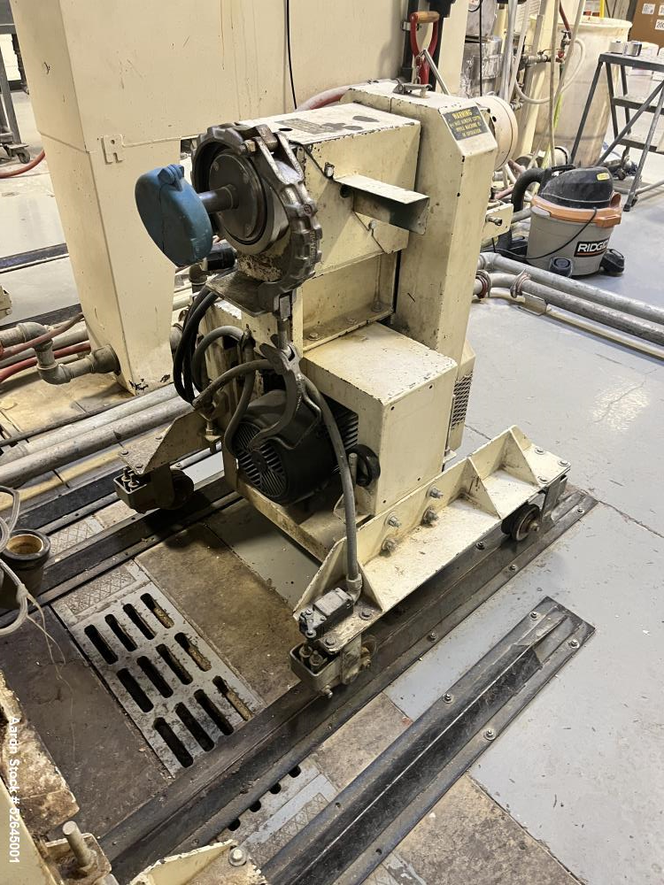 Used Farrel CP-23 Compounding System Consisting Of: (1) Farrell Compact Processor Continuous Mixer, type CP-23. #2 Cored rotors driven by an 30hp, 500 volt, 1150 rpm DC motor. (1) Farrell approximate...