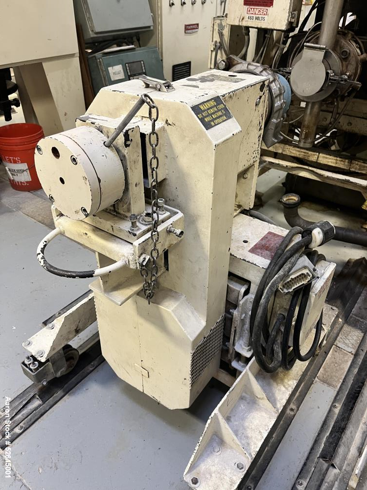 Used Farrel CP-23 Compounding System Consisting Of: (1) Farrell Compact Processor Continuous Mixer, type CP-23. #2 Cored rotors driven by an 30hp, 500 volt, 1150 rpm DC motor. (1) Farrell approximate...