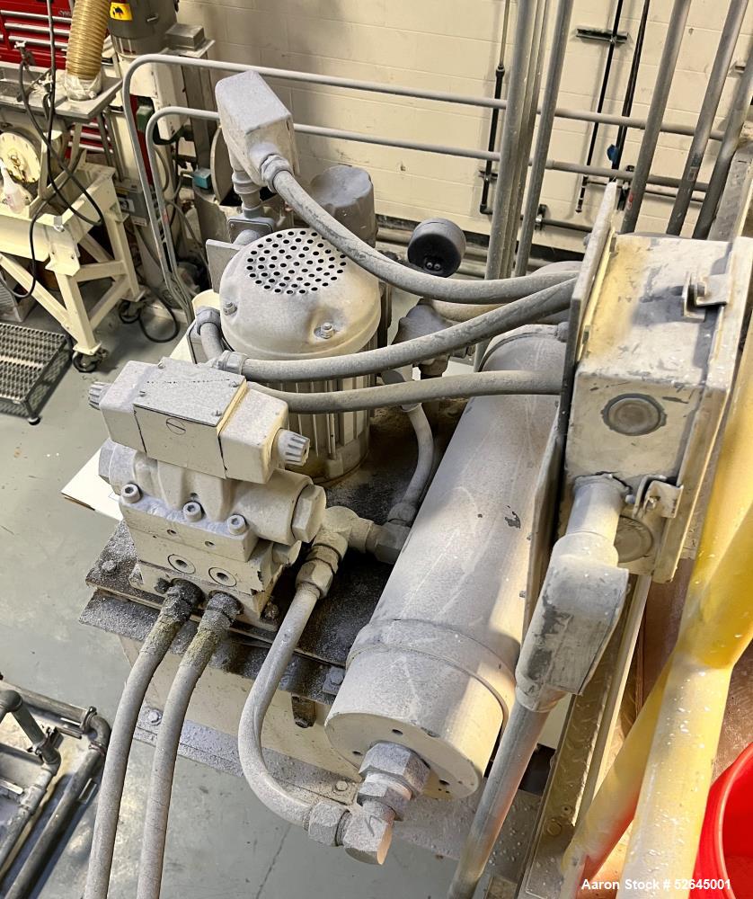 Used Farrel CP-23 Compounding System Consisting Of: (1) Farrell Compact Processor Continuous Mixer, type CP-23. #2 Cored rotors driven by an 30hp, 500 volt, 1150 rpm DC motor. (1) Farrell approximate...