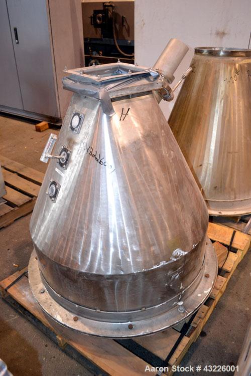 Used Compounding Line Consisting Of: (1) Farrel size 4LMSD Continuous Mixer. Modified top feed, side discharge. Oil heated, over-under rotor design. Driven by a 150hp, 500 volt, 1750 rpm DC motor thr...