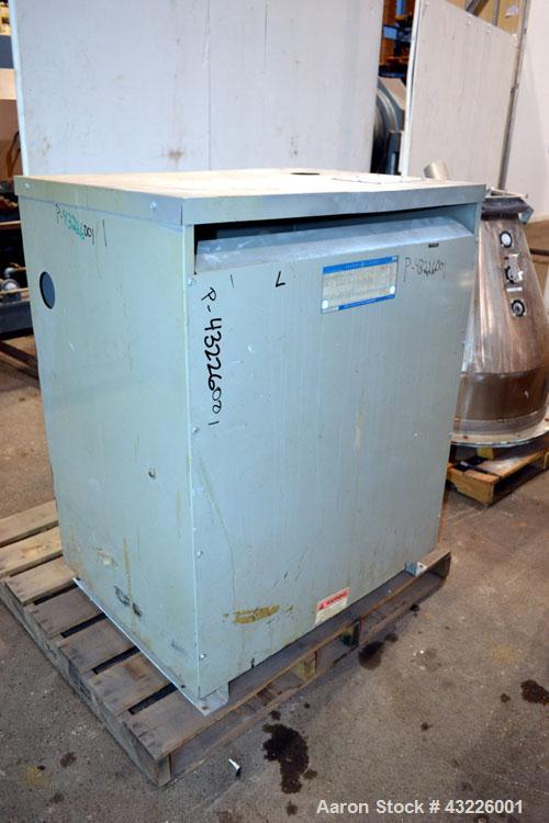 Used Compounding Line Consisting Of: (1) Farrel size 4LMSD Continuous Mixer. Modified top feed, side discharge. Oil heated, over-under rotor design. Driven by a 150hp, 500 volt, 1750 rpm DC motor thr...
