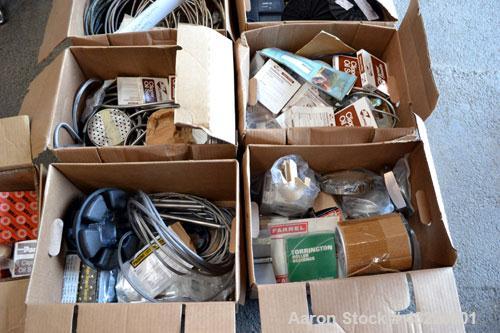 Used Compounding Line Consisting Of: (1) Farrel size 4LMSD Continuous Mixer. Modified top feed, side discharge. Oil heated, over-under rotor design. Driven by a 150hp, 500 volt, 1750 rpm DC motor thr...