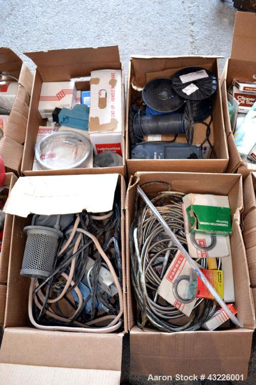 Used Compounding Line Consisting Of: (1) Farrel size 4LMSD Continuous Mixer. Modified top feed, side discharge. Oil heated, over-under rotor design. Driven by a 150hp, 500 volt, 1750 rpm DC motor thr...
