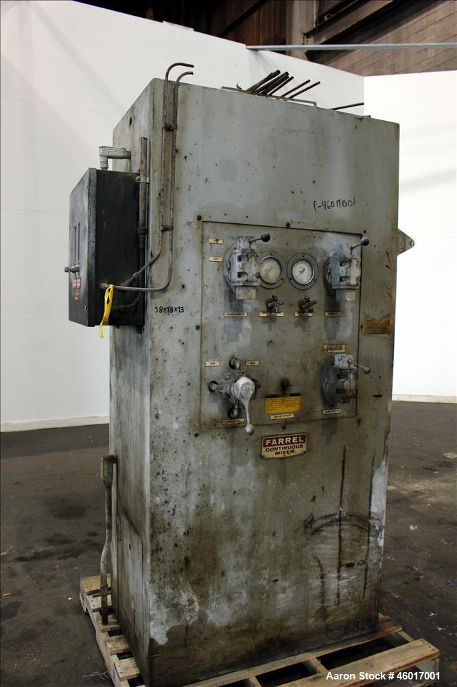 Used Farrel Continuous Mixer, Model #9 FCM.