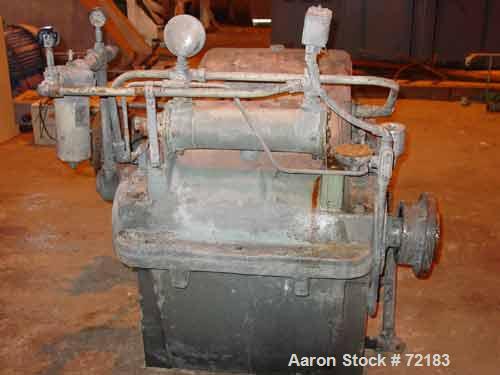 USED: Farrel continuous mixer, model #9FCM. Cored #15 style rotors with rotary unions, 1881 cu in mixing chamber. Rated approx up to10,000 pounds an hour. Driven by a 600 hp DC motor thru a Farrel ge...