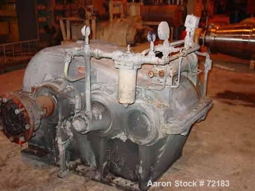 USED: Farrel continuous mixer, model #9FCM. Cored #15 style rotors with rotary unions, 1881 cu in mixing chamber. Rated approx up to10,000 pounds an hour. Driven by a 600 hp DC motor thru a Farrel ge...