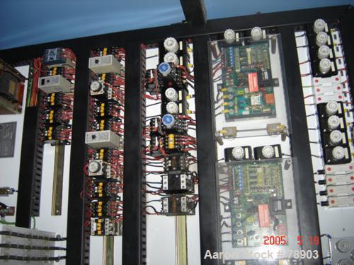 USED: Farrel internal mixing and extrusion system, type CP12, consisting of (1) Farrel continuous mixer, 10:1 L/D. Material of construction is carbon steel on product contact parts. 5.6 kw motor feed...