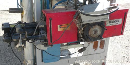 Used Farrel CP23 Compounding System consisting of: (1) Farrell continuous mixer, type 2LM. Cored rotors driven by a 30 hp, 500 volt, 1150 rpm DC motor. (1) Farrell 3-1/4" single screw extruder, 10 to...