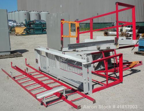 Used Farrel CP23 Compounding System consisting of: (1) Farrell continuous mixer, type 2LM. Cored rotors driven by a 30 hp, 500 volt, 1150 rpm DC motor. (1) Farrell 3-1/4" single screw extruder, 10 to...