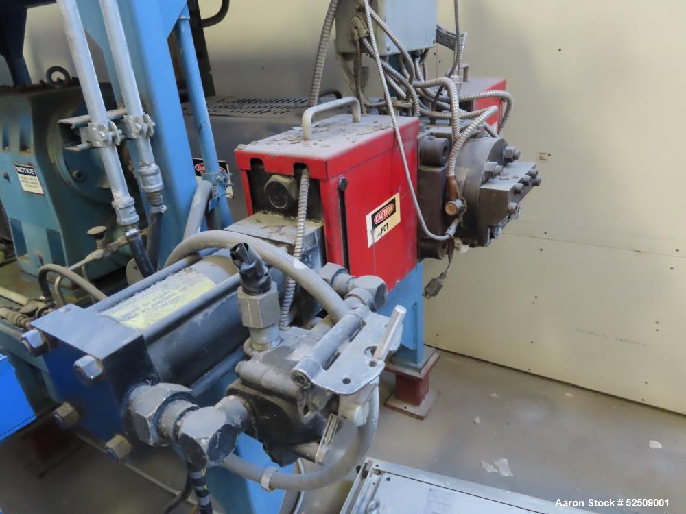 Used Farrel CP23 Compounding System consisting of: (1) Farrell continuous mixer, type 2LM; Control Panel, Hydraulic power pack for screen changer; Stand and miscellaneous components; K-Tron control p...