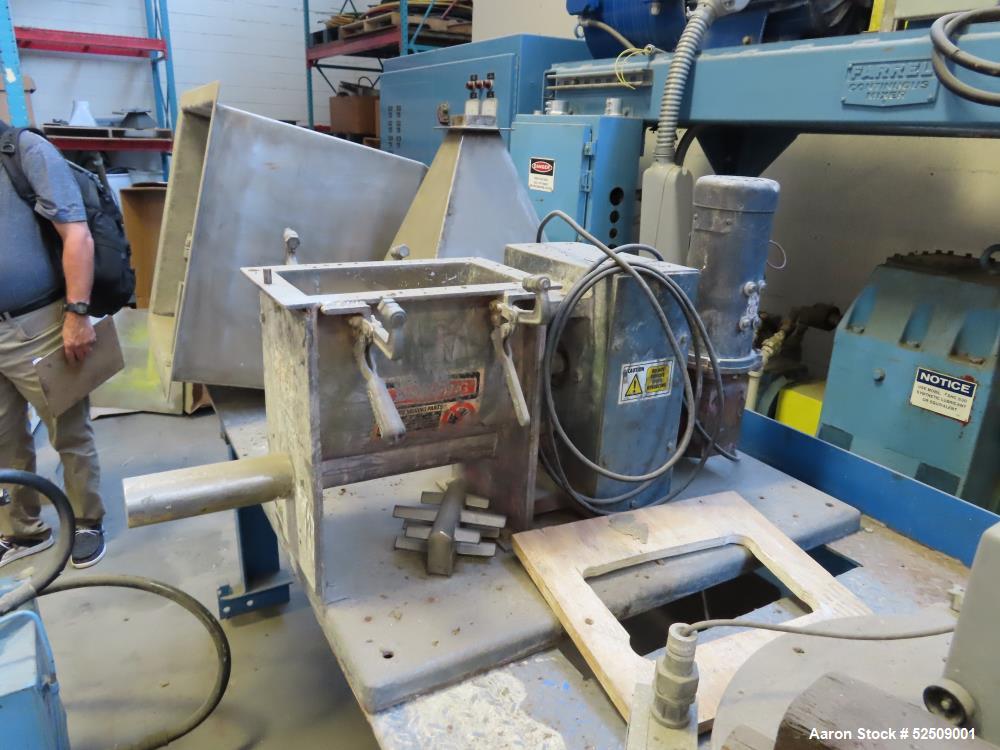 Used Farrel CP23 Compounding System consisting of: (1) Farrell continuous mixer, type 2LM; Control Panel, Hydraulic power pack for screen changer; Stand and miscellaneous components; K-Tron control p...
