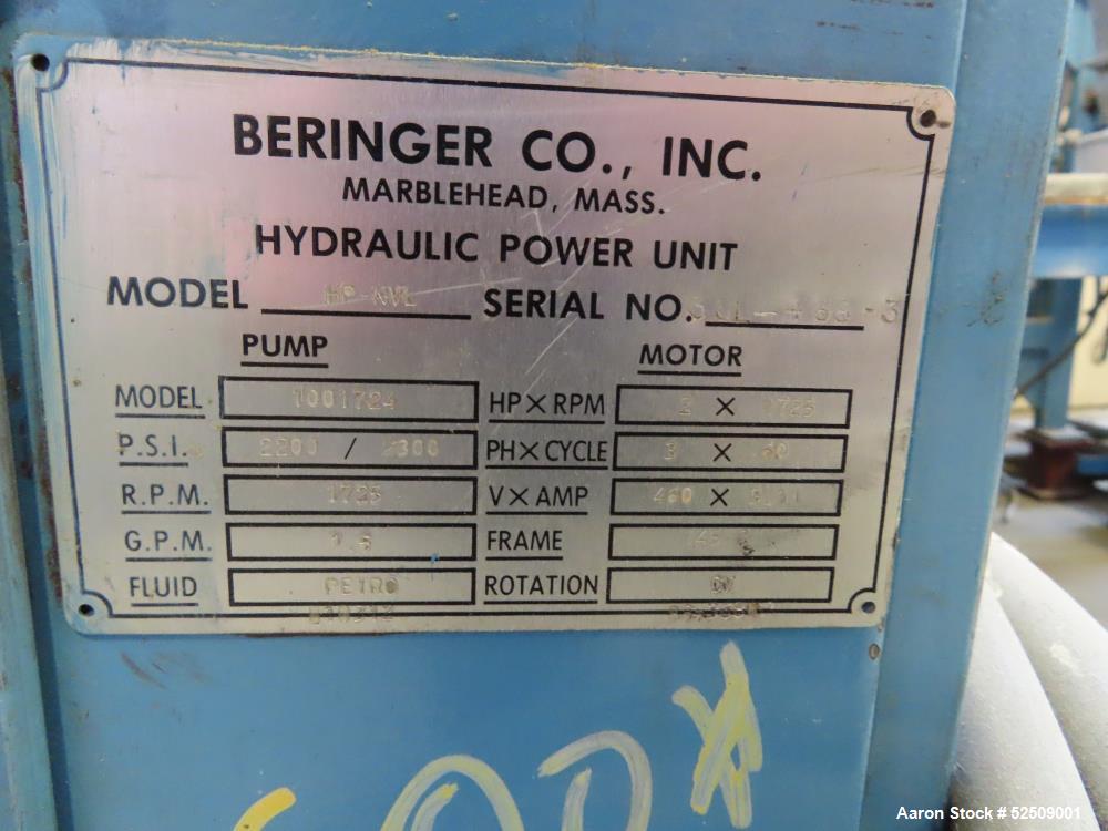 Used Farrel CP23 Compounding System consisting of: (1) Farrell continuous mixer, type 2LM; Control Panel, Hydraulic power pack for screen changer; Stand and miscellaneous components; K-Tron control p...