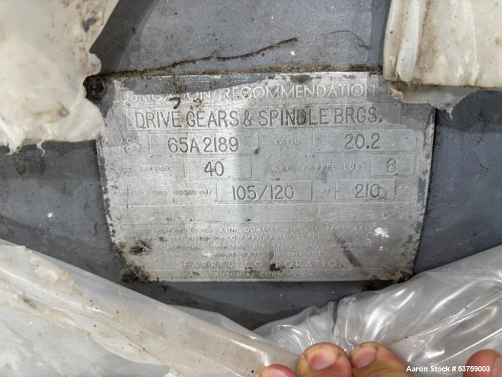 Used Farrel Continuous Compounding Line – Mixer, Extruder, Strand Pelletizer