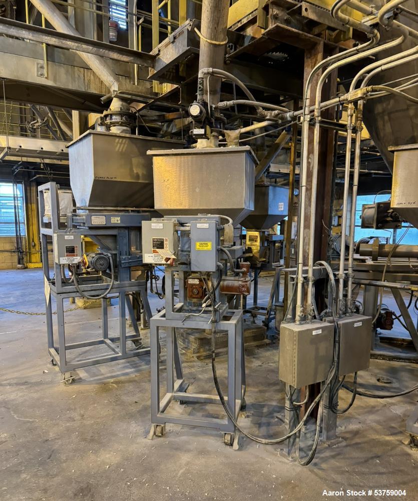 Used Farrel Continuous Compounding Line – FCM-UM Mixer, Hot Melt Extruder, Gala Underwater Pelletizer
