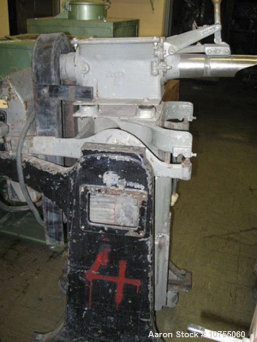 Used LAB Gelimat, high shear, flush mounted, jacketed body, 25 hp 230/460 volt motor driven by a Yasakawa model E7 vari-speed inverter, manually ioerated, air assisted load and discharge door.