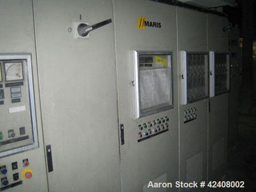 Used Maris TM 92 Compounding Line with a co-rotating twin screw extruder, 3.62" (92 mm) screws, L/D 44, output 1323 - 2201 lbs/hr (600-1,000 kg/hr). Used for PA 6/66 // ABS // PBT // PS // PP // PE. ...