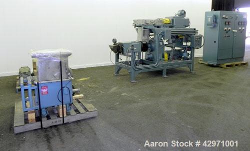 Used Technical Process & Engineering Compounding System, Type 2E1. Consisting of: (1) Compact Processor 2E1 Continuous Mixer. Cored rotors driven by an 30 hp, volt, 1150 rpm DC motor. (1) approximate...