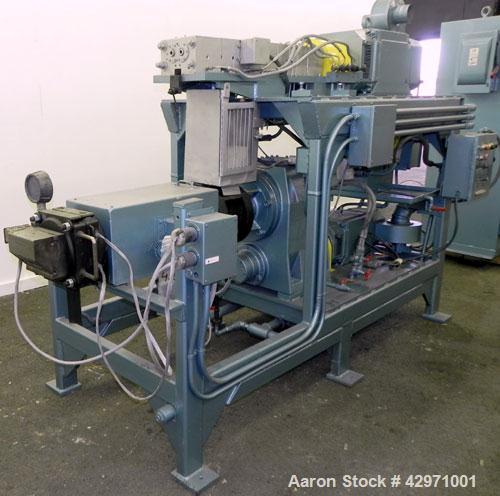 Used Technical Process & Engineering Compounding System, Type 2E1. Consisting of: (1) Compact Processor 2E1 Continuous Mixer. Cored rotors driven by an 30 hp, volt, 1150 rpm DC motor. (1) approximate...