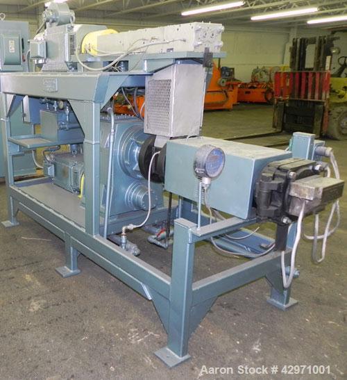 Used Technical Process & Engineering Compounding System, Type 2E1. Consisting of: (1) Compact Processor 2E1 Continuous Mixer. Cored rotors driven by an 30 hp, volt, 1150 rpm DC motor. (1) approximate...