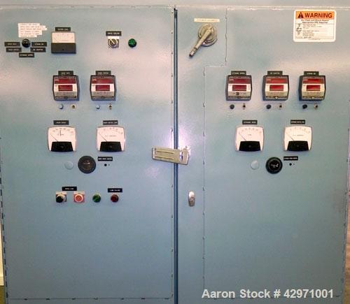 Used Technical Process & Engineering Compounding System, Type 2E1. Consisting of: (1) Compact Processor 2E1 Continuous Mixer. Cored rotors driven by an 30 hp, volt, 1150 rpm DC motor. (1) approximate...